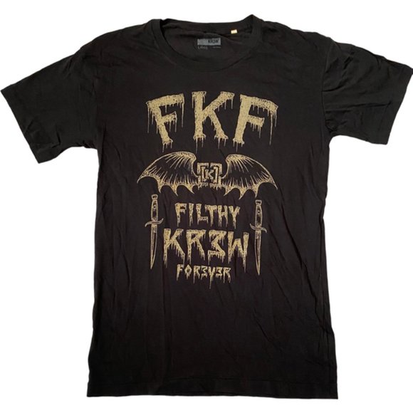 KR3W FKF Filthy Krew Men's Tee - Black [L] - Picture 1 of 3